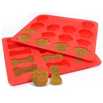 BACCEN Dog Bones Cake Pan Silicone Pet Baking Mould for Kids DIY Cookies Cute Cartoon Cake Model